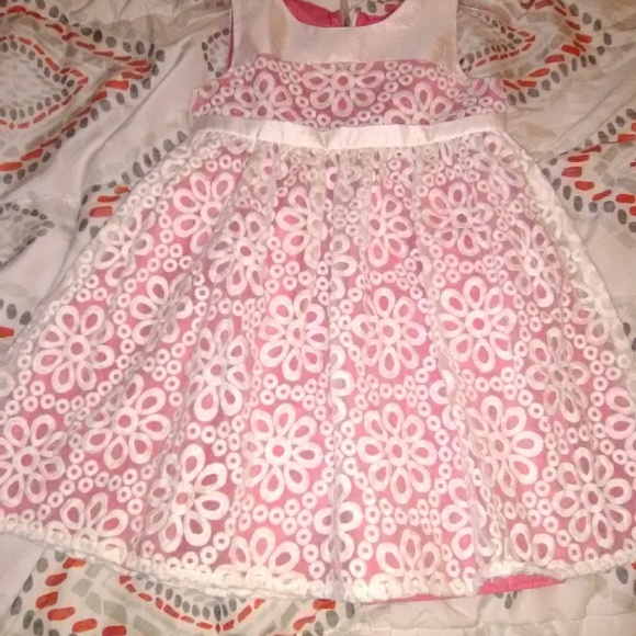 🌷Cream and Pink Gymboree dress size2t - Picture 5 of 5